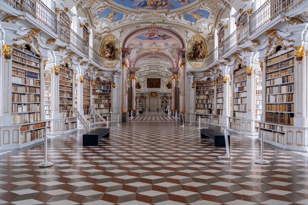 The world’s largest abbey library is in Styria, Austria, at Admont Abbey. Zirbitzkogel
