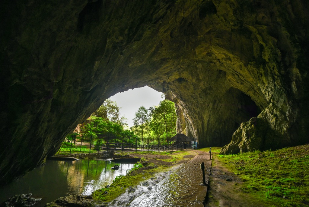 Stopica Cave entrance on Zlatibor Mountain. Zlatibor Nature Park