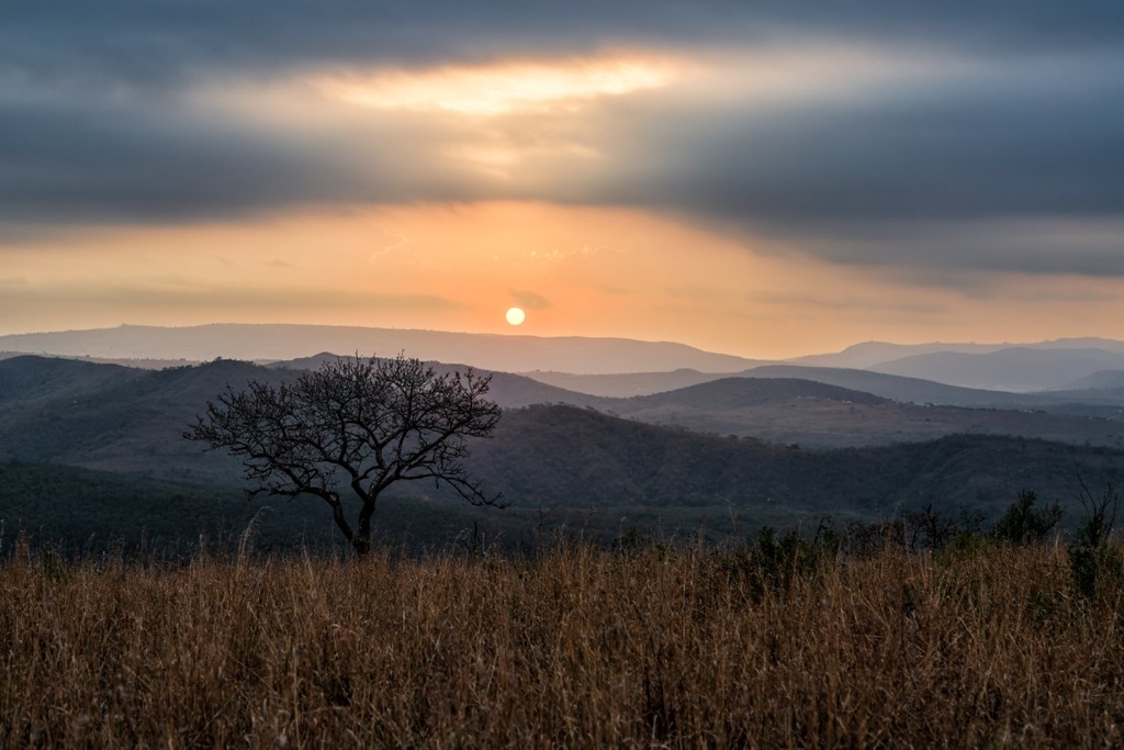 The Hluhluwe-Imfolozi Park landscape. Zululand District Municipality