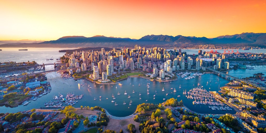 Vancouver skyline, British Columbia