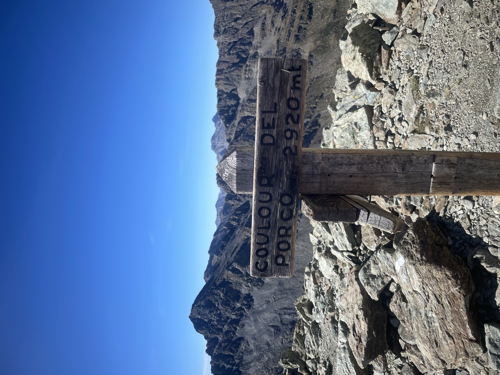 Col du Couloir du Porc / Colle del Coulour del Porco