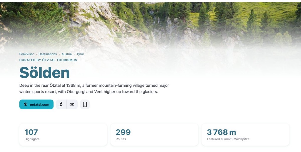 Destination Pages: Local Guides for 842 Places in Austria and Italy