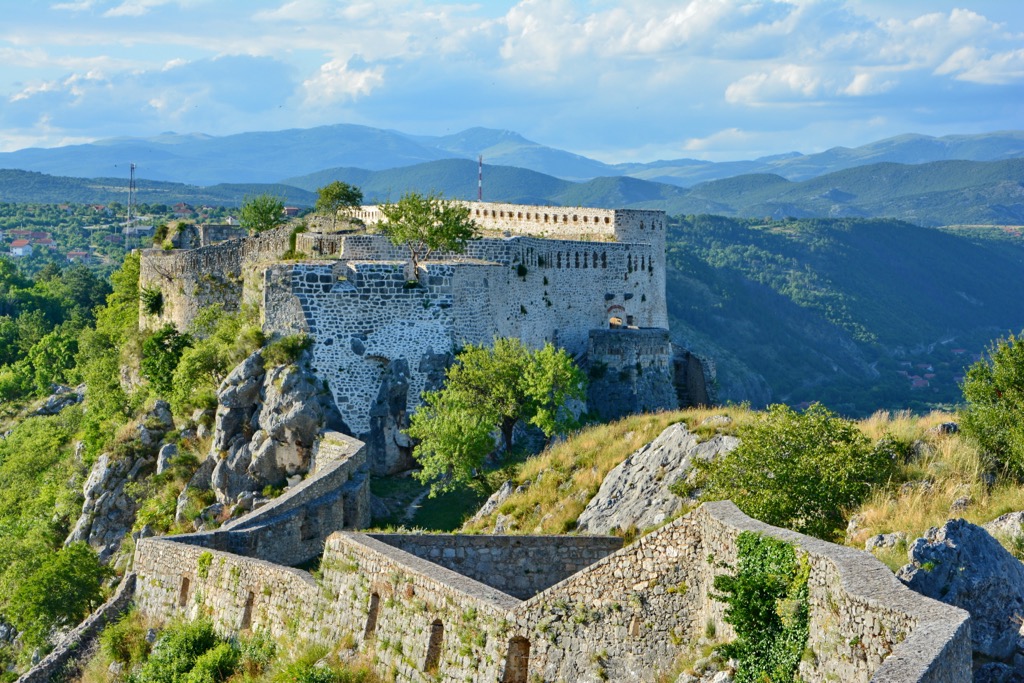 The Knin fortress. Dinara Nature Park