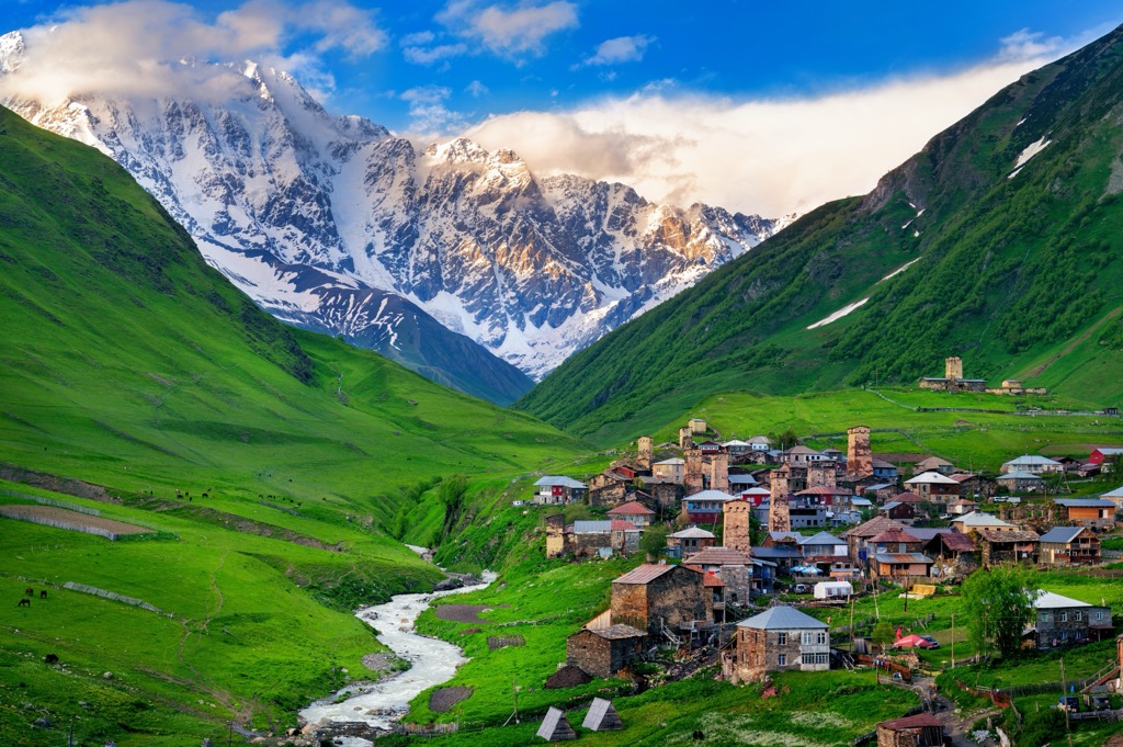 Ushguli village. Best Countries to Move to if You Love Mountains