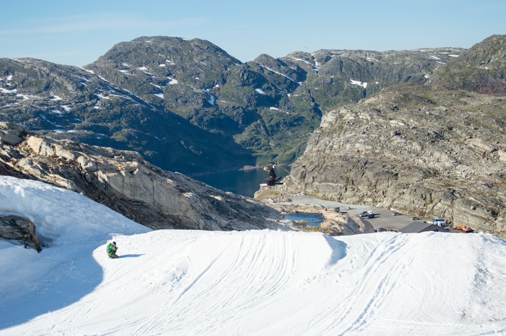 Jondal, Fonna Glacier, Summer Skiing in Europe