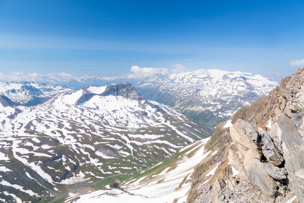 Grande Motte Gletscher, Sommerskifahren in Europa