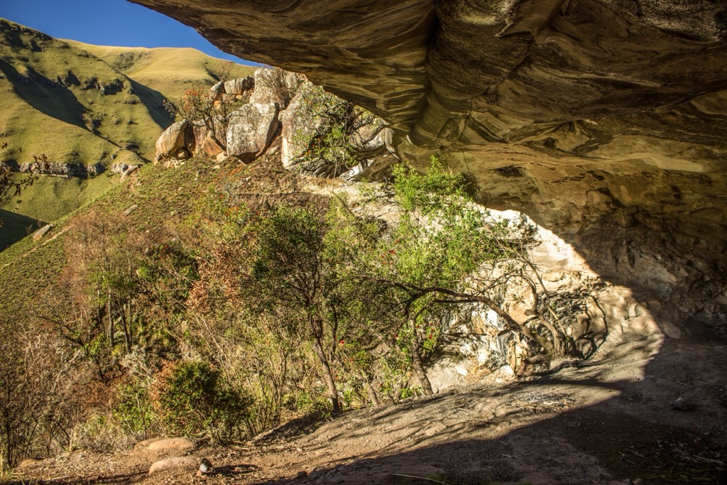 South Africa, uKhahlamba / Drakensberg Park, Marble Baths Cave