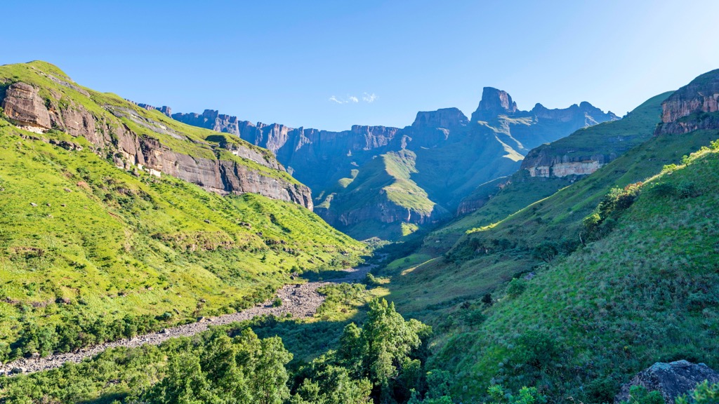 South Africa, uKhahlamba / Drakensberg Park, Tugela Gorge Trail