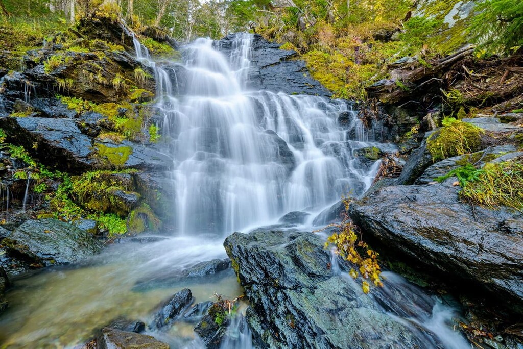 Waterfall, Sakhalin Region, Russia