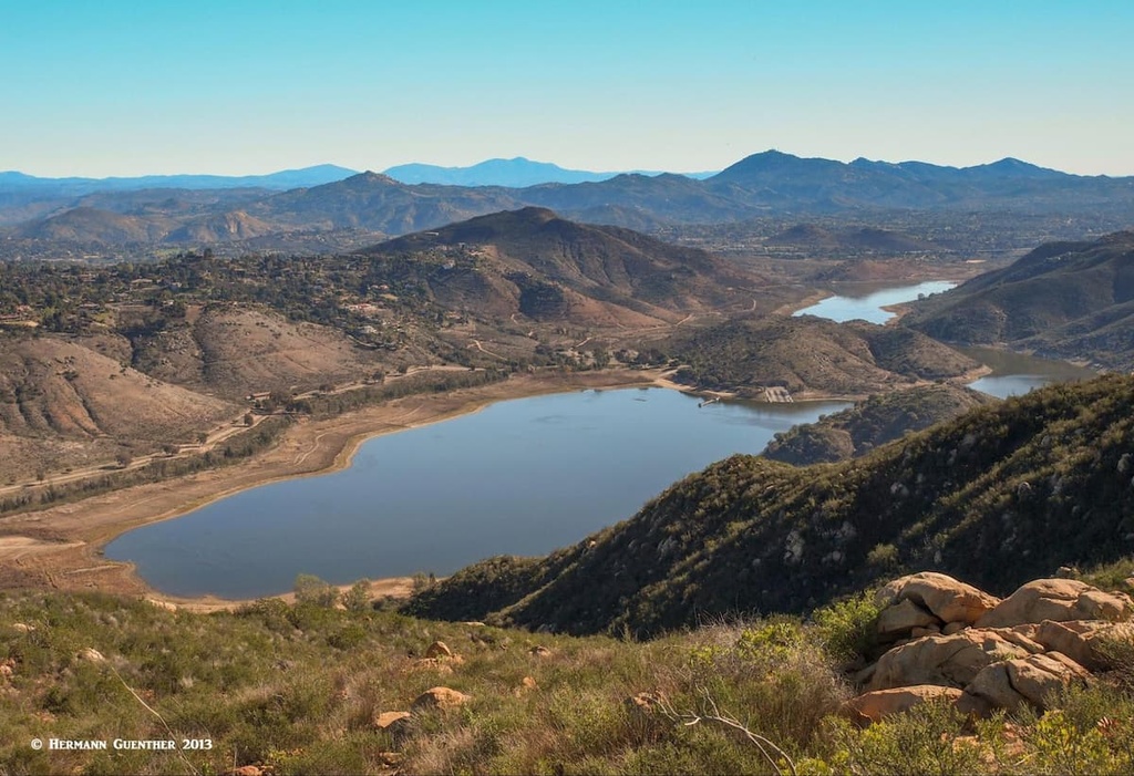 Lakes and Mountains of San Diego County, California