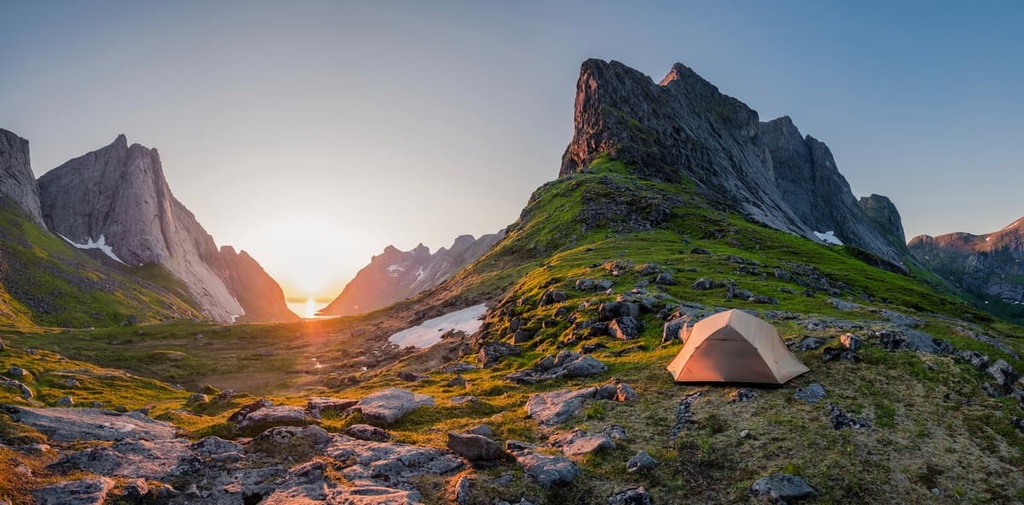 camp, Scandinavian Mountains, Norway