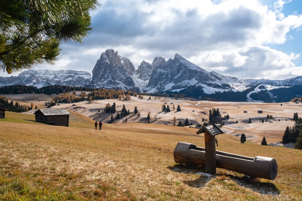 Alpe di Siusi or Seiser Alm , Dolomites, Italy