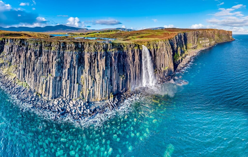 Kilt Rock and Mealt Falls, Scotland