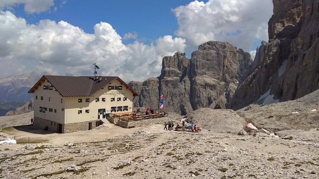 rifugio Franco Cavazza al Pisciadù, Sella Group, Dolomites