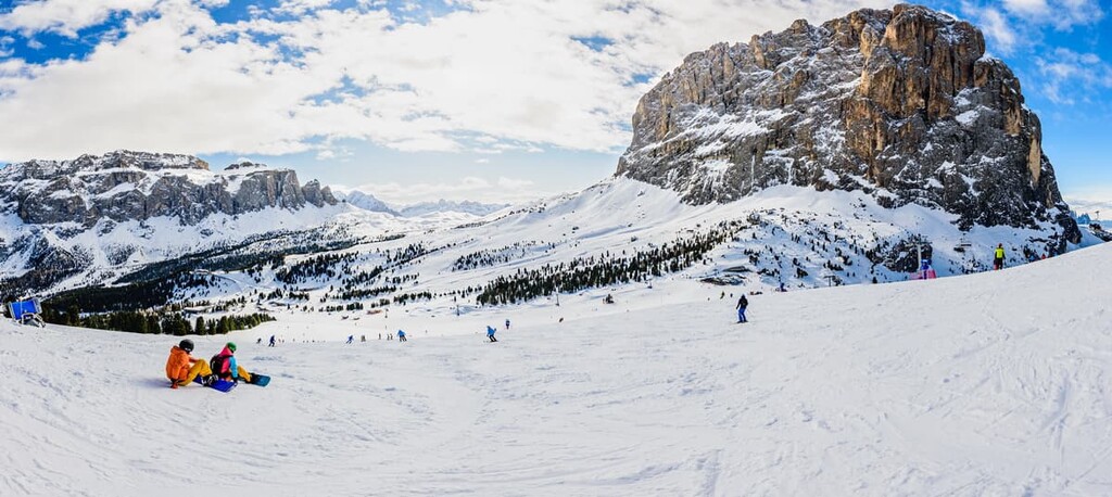 Sellaronda ski, South Tyrol, Italy