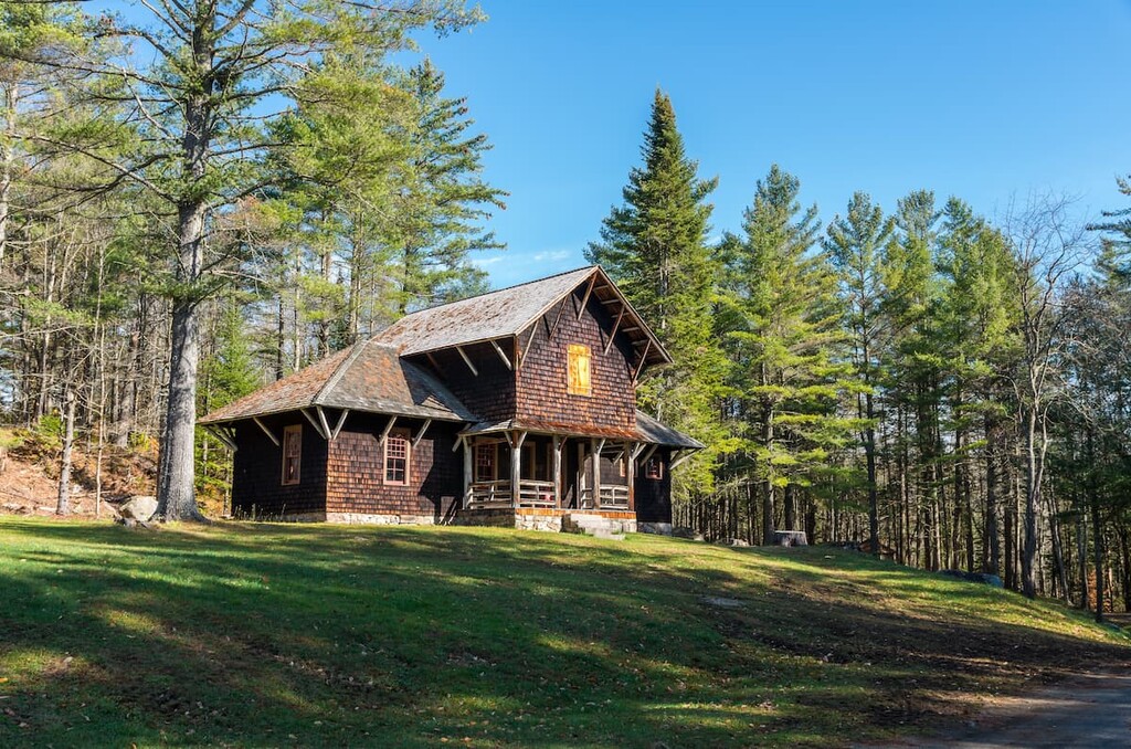 old farm houses, Seward Mountains, Adirondack