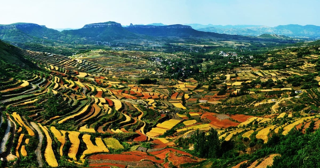 Shanting District mountain in Zaozhuang, Jining city, Shandong, China