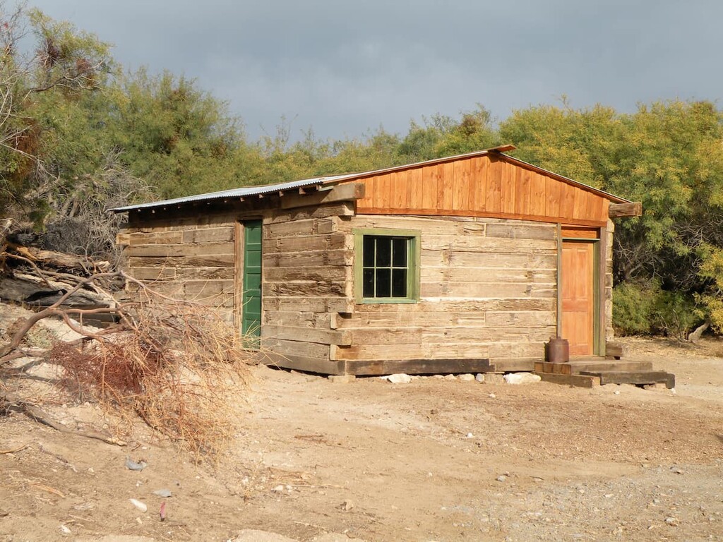 Old Railroad Cabin in Desert National Wildlife Refuge, Nevada