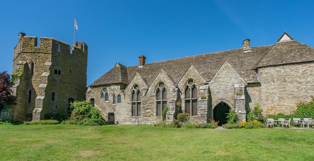 Stokesay Castle, Shropshire Hills Area of Outstanding, England