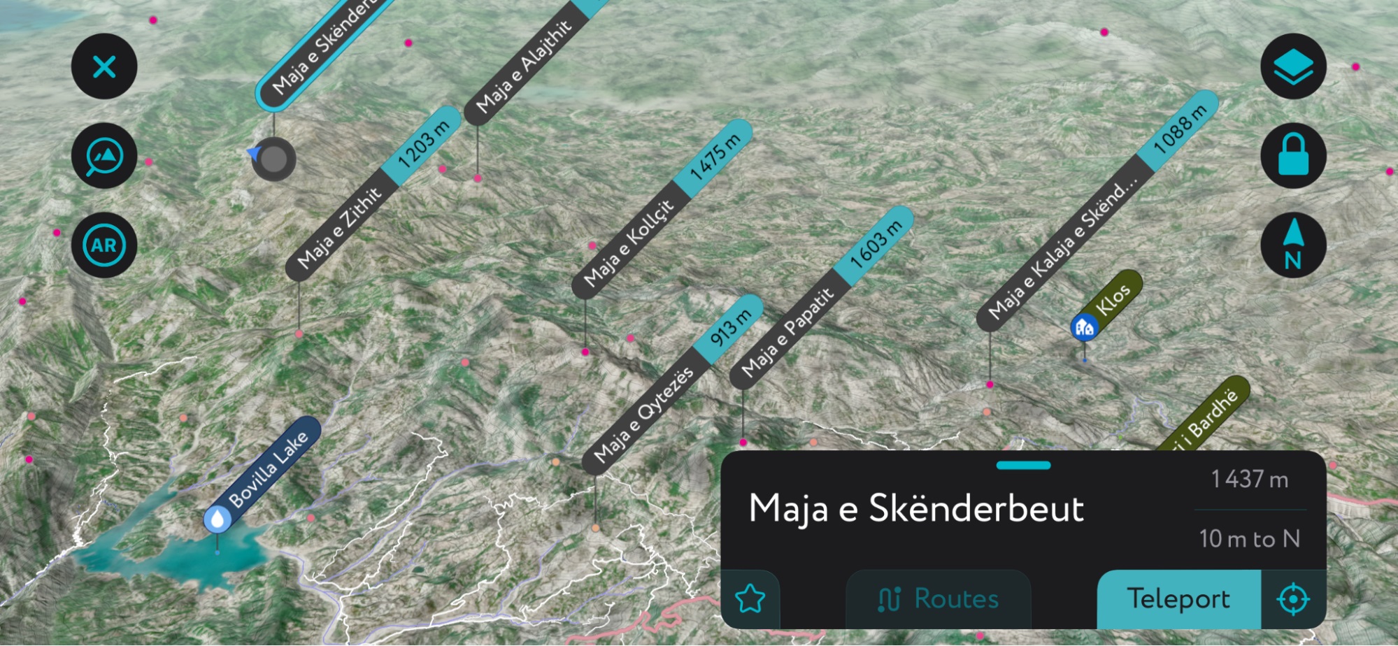 Maja e Skënderbeut, Shtame Pass, Albania