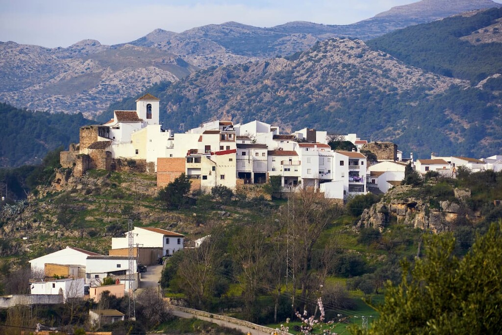 town of El Burgo , Sierra de las Nieves Natural Park, Spain