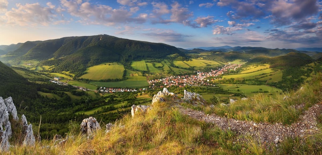 village Omsenie, Mountains Slovakia