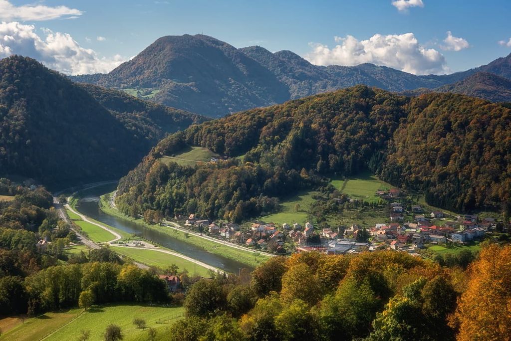 Lasko valley, Celje countryside, Slovenia