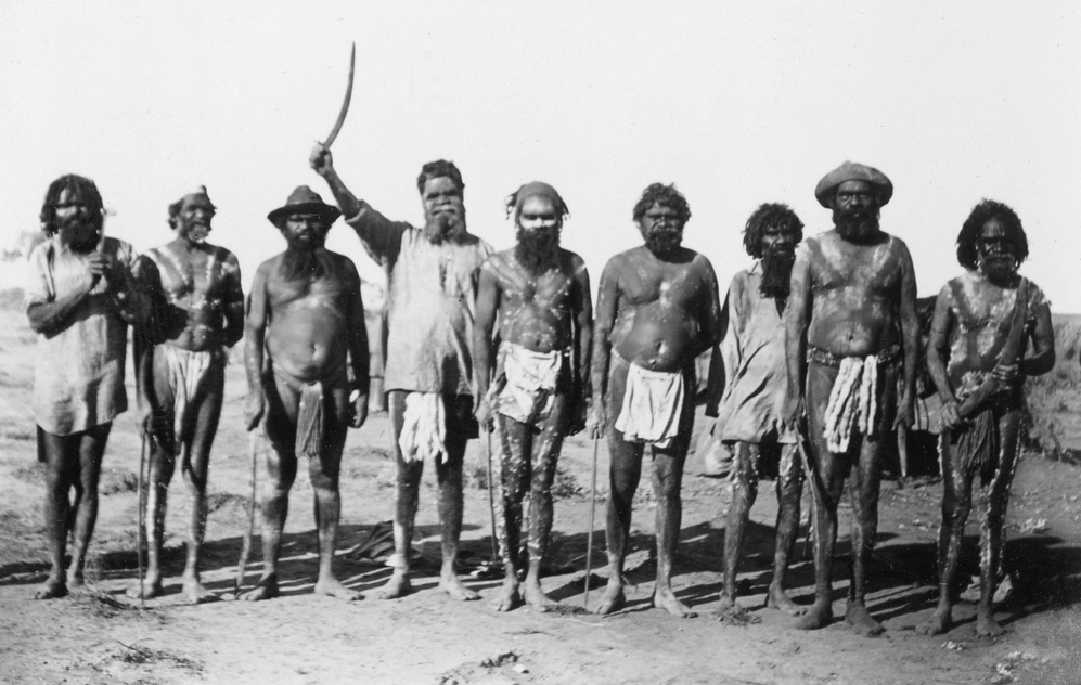 Aboriginal men from South Australia, photographed in 1898. South Australia