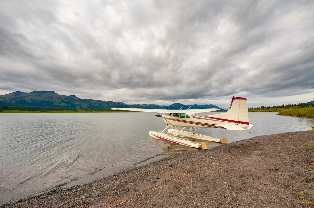 Float plane . Spatsizi Plateau Wilderness Provincial Park