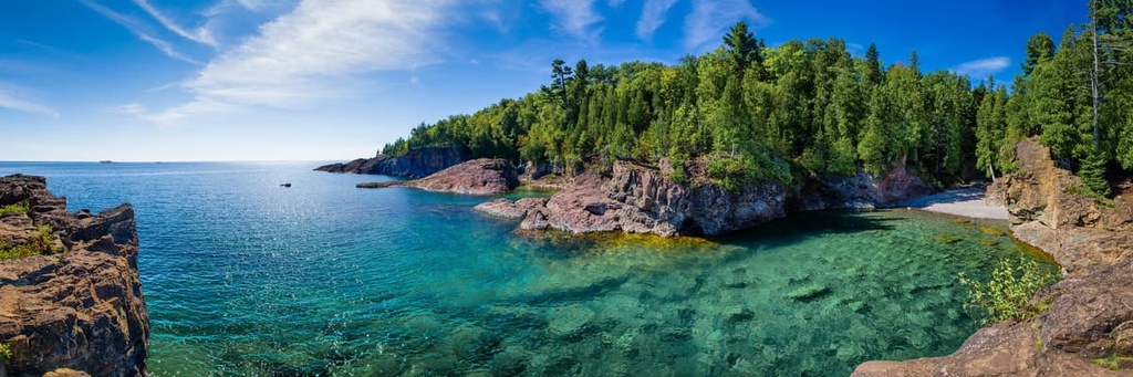 Green Bay at Lake Superior, Superior Upland, US