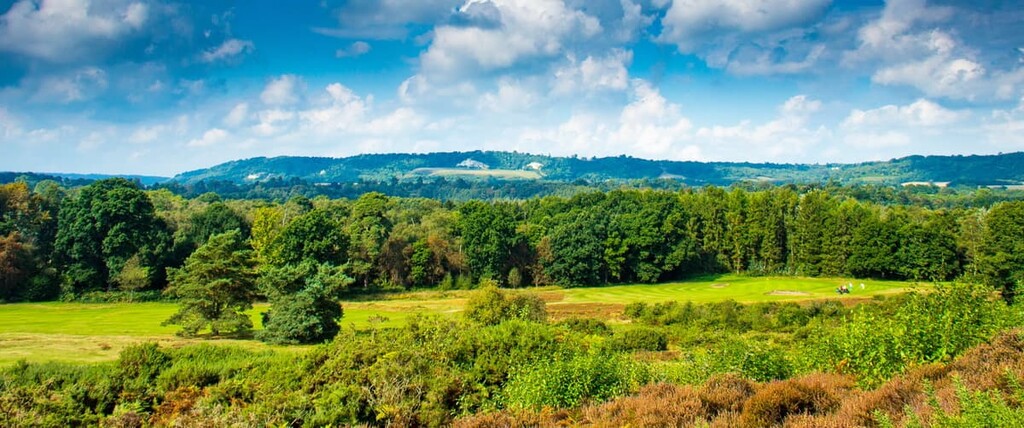 Greensand Way, Surrey Hills Area, England