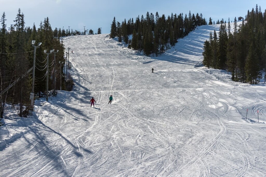 Iso-syote ski slope Syote National Park, Finland