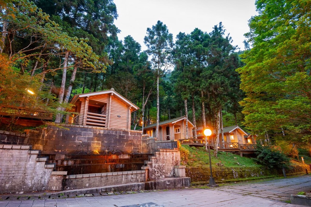 Wooden house, Taipingshan National Forest Recreation Area, Taiwan