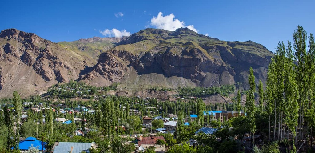 Khorog in the Pamir, Tajikistan