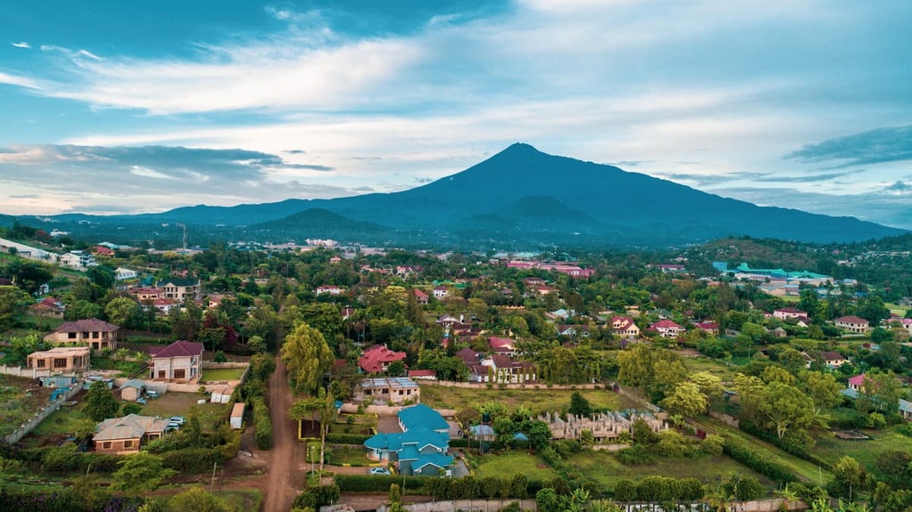  Mount meru in Arusha, Tanzania, Tanzania
