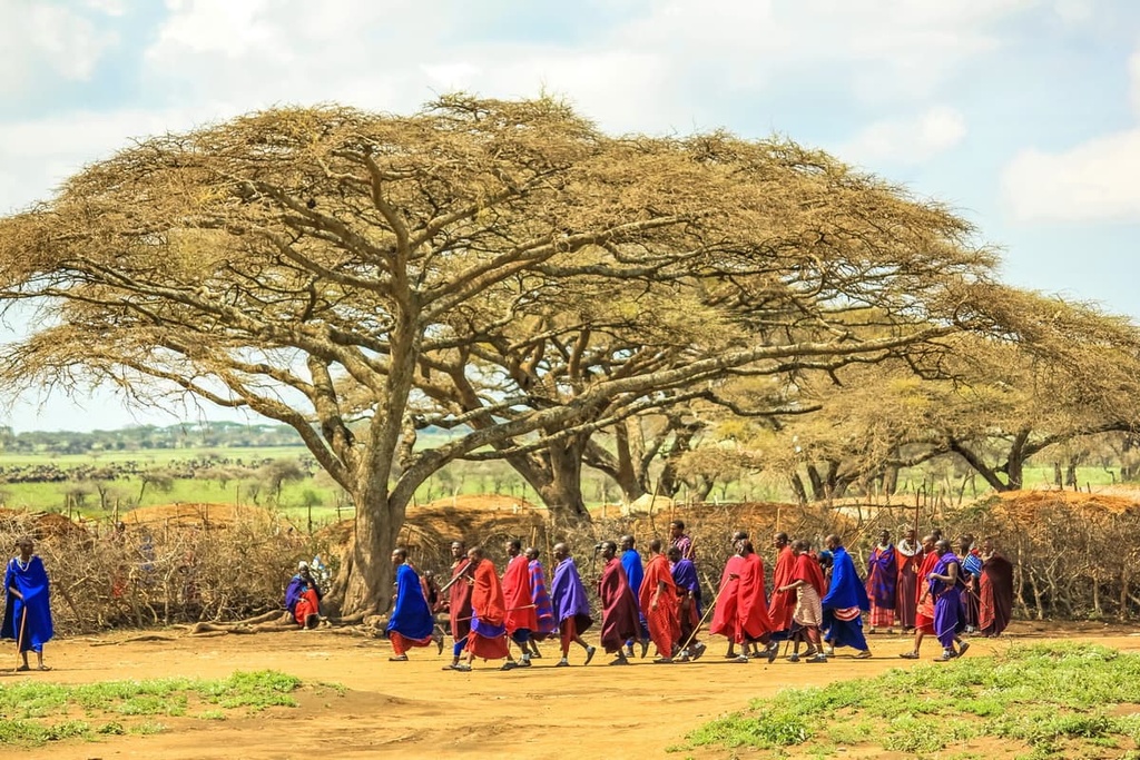 Ngorongoro Crater, Masai african tribe, Tanzania