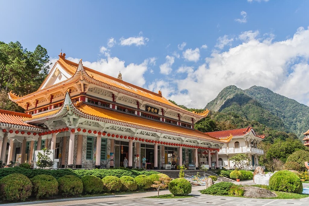 Hsiangte temple in Taroko National Park, Taiwan