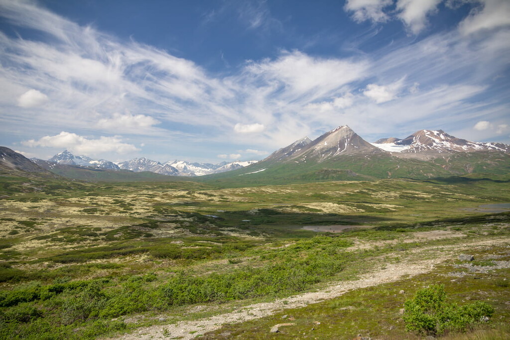 Haines Highway. Tatshenshini-Alsek Provincial Park, British Columbia