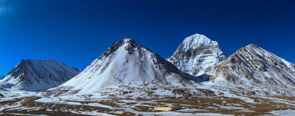 Panorama scenery of north face of Kailash, Tibet, China