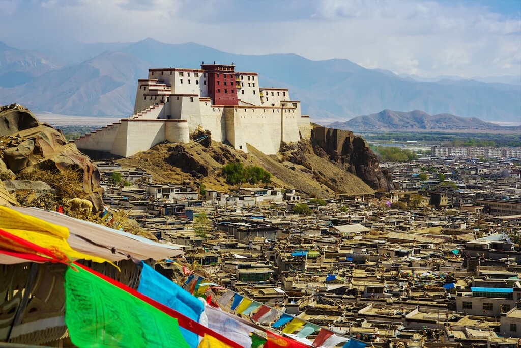 Panchen Lama residency called Little Potala in Shigatse city, Tibet