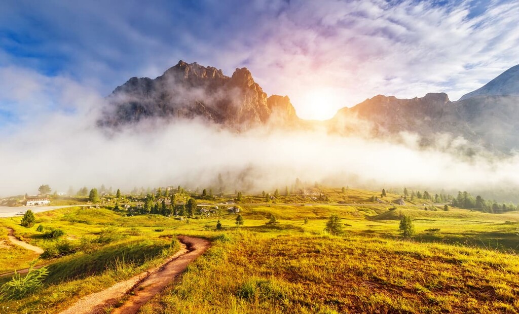Mountains peaks, Tofane, Italy