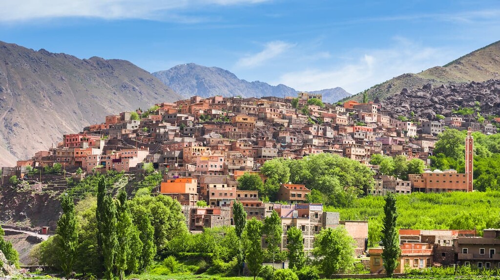 Town of Aroumd. Toubkal National Park, Morocco