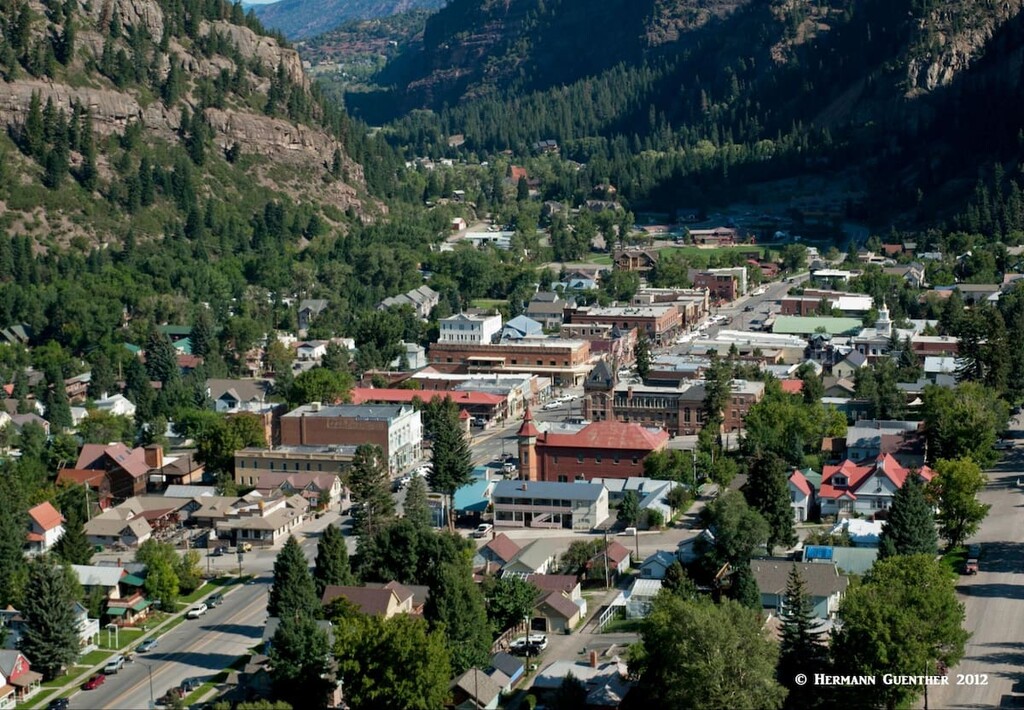 Ouray from Perimeter Trail, Uncompahgre National Forest, Colorado