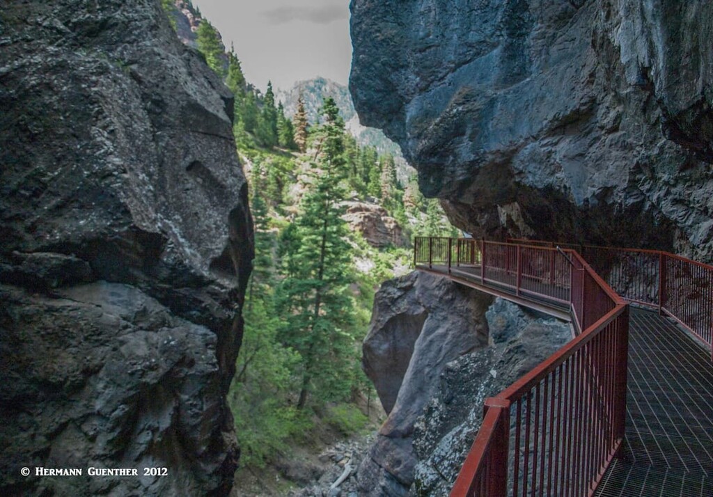 Box Canyon Park, Ouray, Uncompahgre National Forest, Colorado