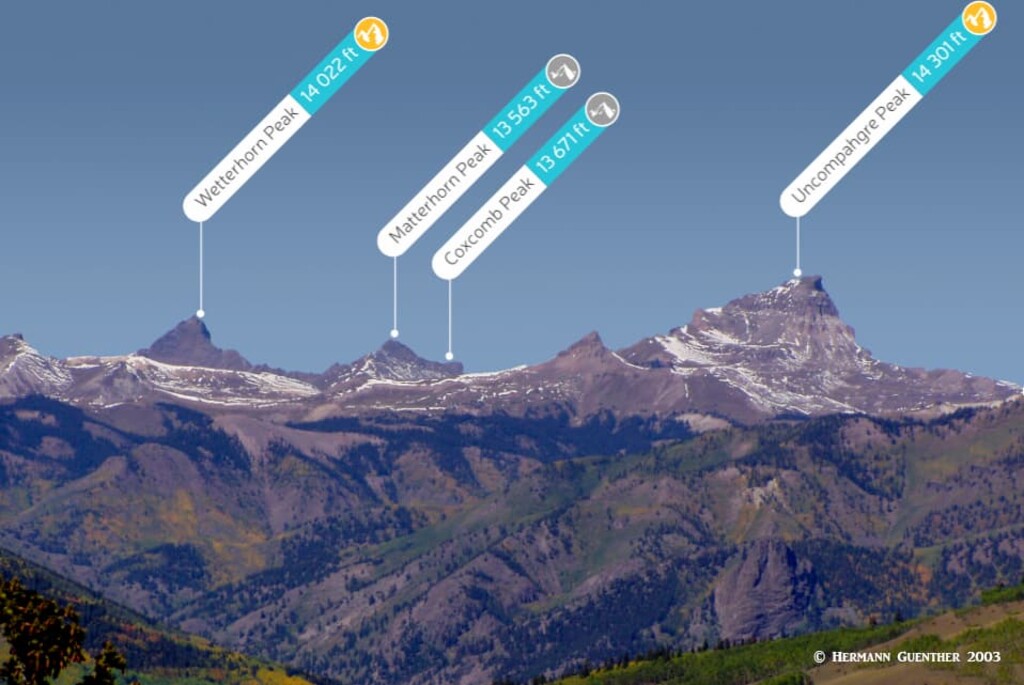Wetterhorn Peak, Uncompahgre National Forest, Colorado
