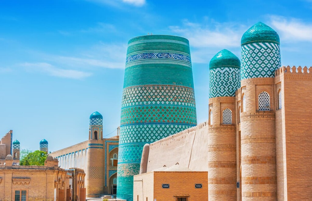 Kalan minaret in Bukhara,  Uzbekistan