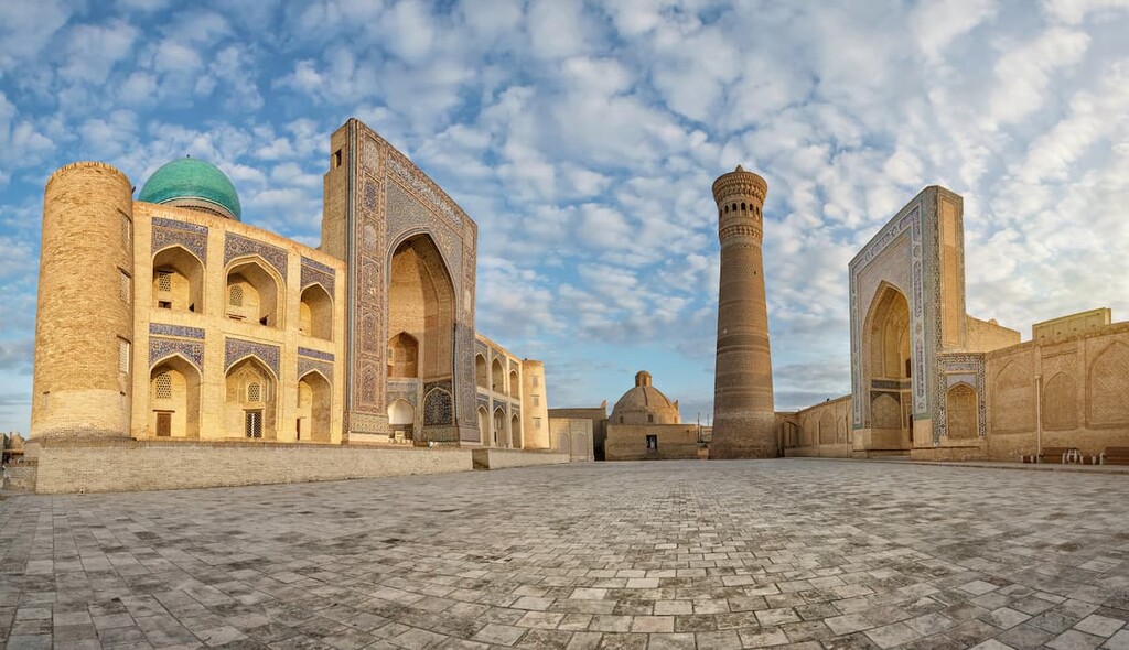 Kalan minaret in Bukhara,  Uzbekistan