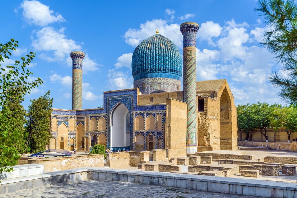 Gur-e Amir Mausoleum, Samarkand, Uzbekistan