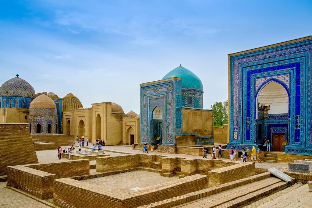 Shah-i-Zinda Mausoleum, Samarkand, Uzbekistan