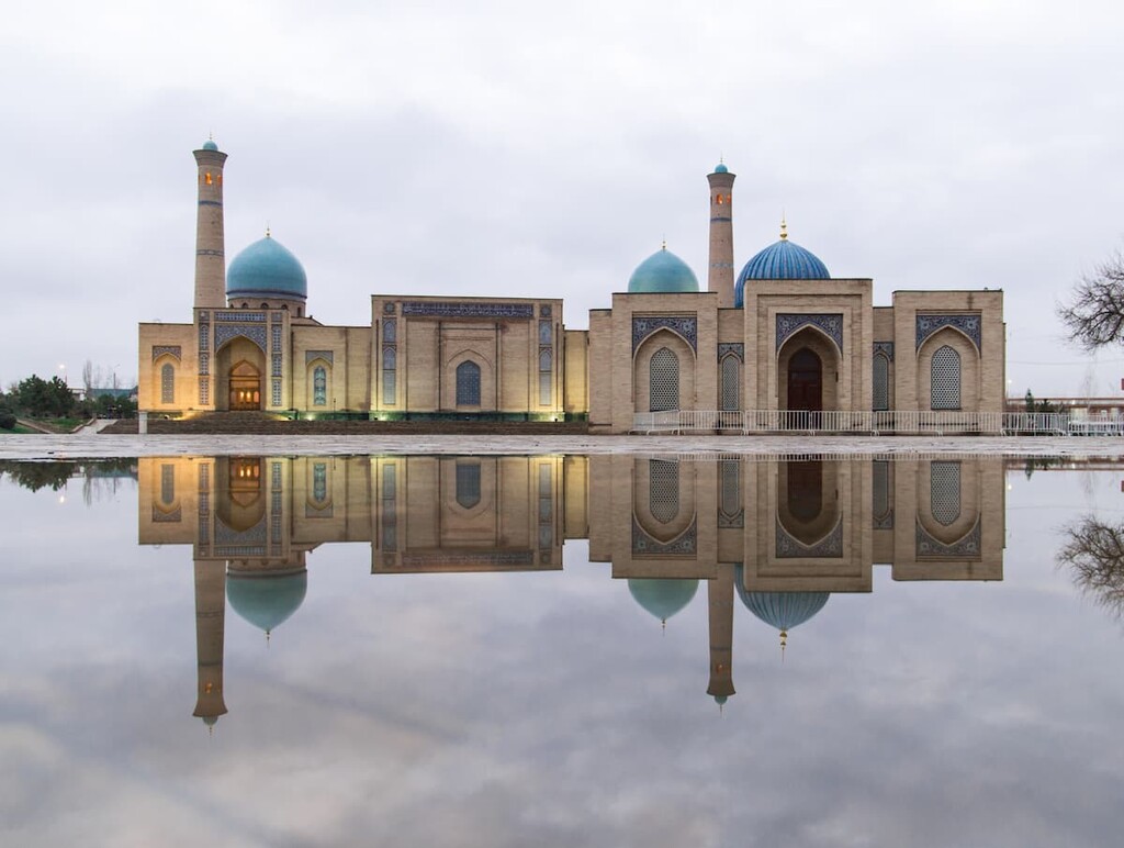 Tashkent city mosque build,  Uzbekistan